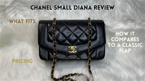 small chanel diana|Chanel Diana Review .